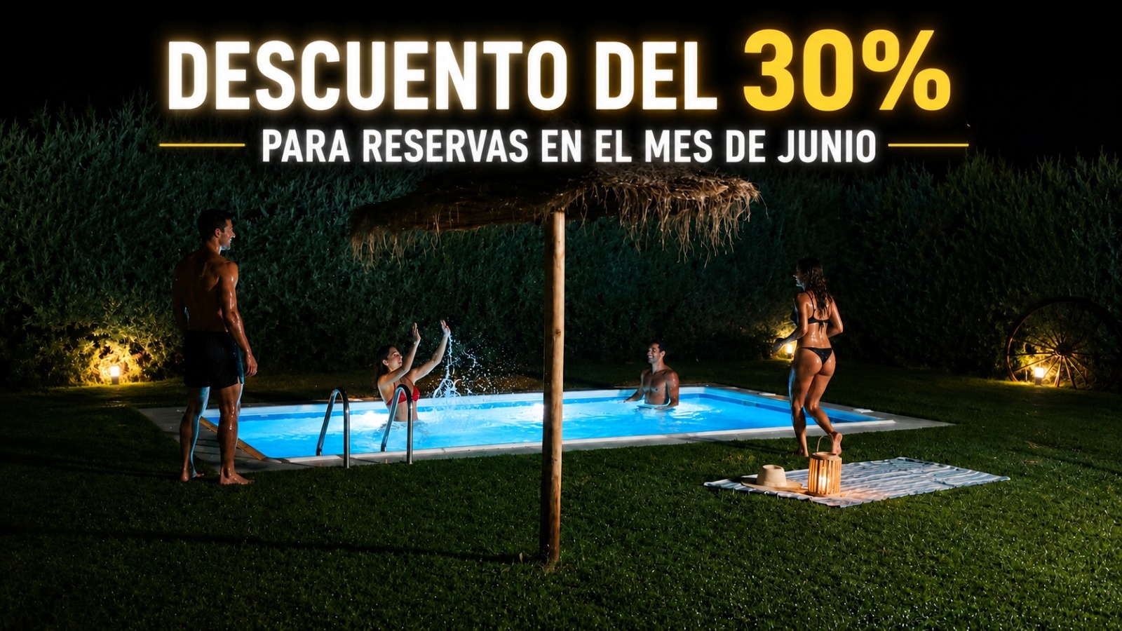Descuento 30% para reservas en el mes de Junio